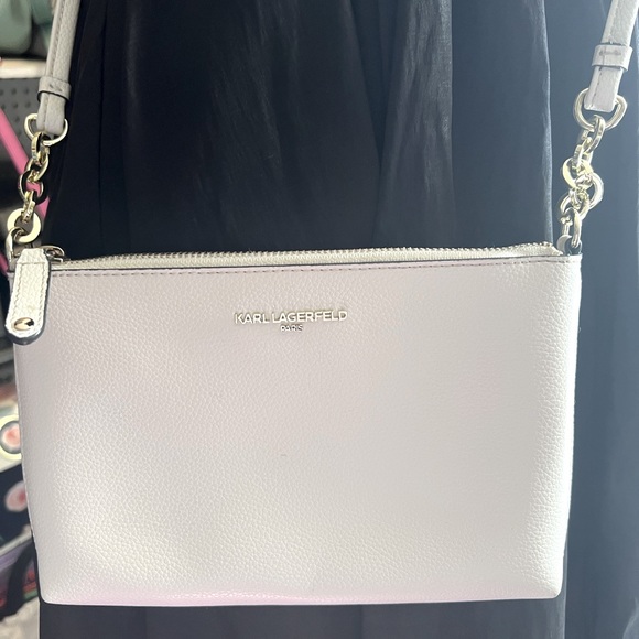 Karl Lagerfeld White leather Crossbody Bag - Picture 10 of 11